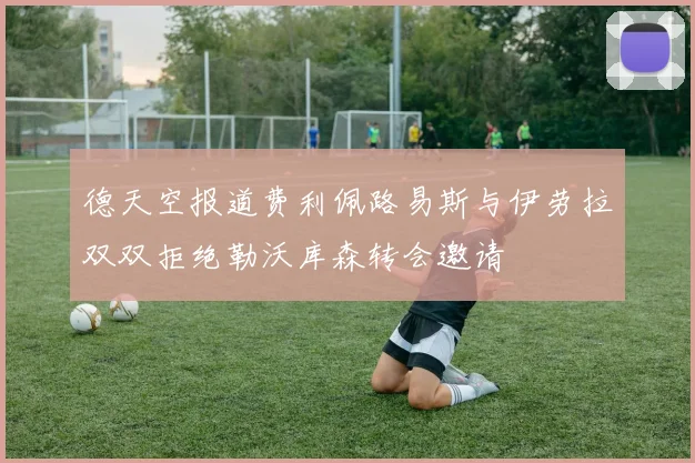 德天空报道费利佩路易斯与伊劳拉双双拒绝勒沃库森转会邀请